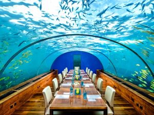 Restaurant, Conrad Rangali Island Maldivler