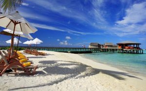 Güneşlenme Alanları, Centara Ras Fushi Maldives